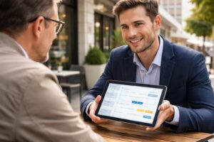 découvrez une méthode efficace de prospection terrain avec démonstration et prise de rendez-vous en direct sur tablette samsung pour optimiser vos résultats commerciaux.