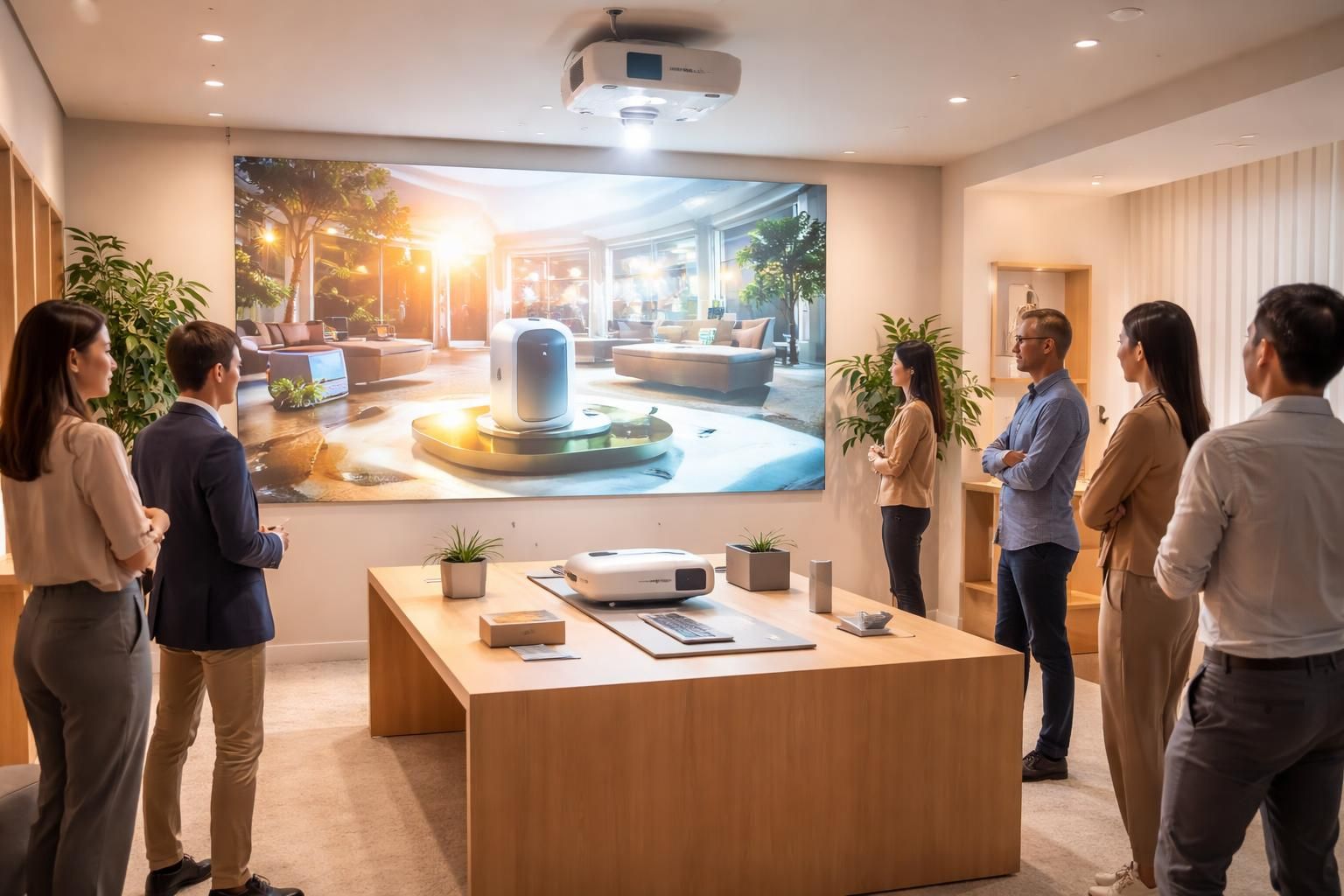 découvrez notre showroom avec une démonstration produit immersive grâce aux vidéoprojecteurs epson, pour une expérience visuelle exceptionnelle et interactive.