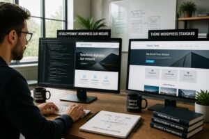 découvrez les avantages du développement wordpress sur mesure par rapport aux thèmes standards, pour un site unique, performant et parfaitement adapté à vos besoins.