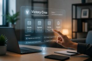 optimisez votre quotidien en gagnant du temps grâce à victory crea, votre assistant virtuel dédié à la gestion efficace de vos tâches quotidiennes.